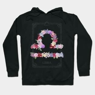 Floral Zodiac Sign: Libra Hoodie